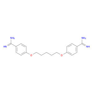 Benzenecarboximidamide, 4,4'-[1,5-pentanediylbis(oxy)]bis-