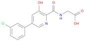 Glycine, N-[[5-(3-chlorophenyl)-3-hydroxy-2-pyridinyl]carbonyl]-