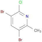 Pyridine, 3,5-dibromo-2-chloro-6-methyl-