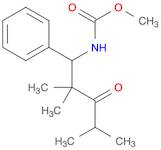 Carbamic acid, N-(2,2,4-trimethyl-3-oxo-1-phenylpentyl)-, methyl ester