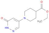 4-Piperidinecarboxylic acid, 1-(1,6-dihydro-6-oxo-4-pyridazinyl)-, ethyl ester