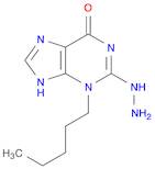 6H-Purin-6-one, 2-hydrazinyl-3,9-dihydro-3-pentyl-