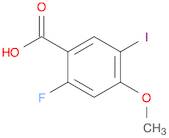 Benzoic acid, 2-fluoro-5-iodo-4-Methoxy-