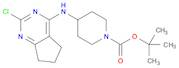 1-Piperidinecarboxylic acid, 4-[(2-chloro-6,7-dihydro-5H-cyclopentapyrimidin-4-yl)amino]-, 1,1-dimethylethyl ester