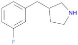 Pyrrolidine, 3-[(3-fluorophenyl)methyl]-