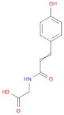 Glycine, N-[3-(4-hydroxyphenyl)-1-oxo-2-propen-1-yl]-