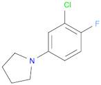 Pyrrolidine, 1-(3-chloro-4-fluorophenyl)-