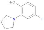 Pyrrolidine, 1-(5-fluoro-2-methylphenyl)-