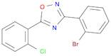 1,2,4-Oxadiazole, 3-(2-bromophenyl)-5-(2-chlorophenyl)-