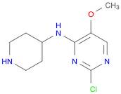 4-Pyrimidinamine, 2-chloro-5-methoxy-N-4-piperidinyl-