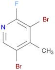 Pyridine, 3,5-dibromo-2-fluoro-4-methyl-
