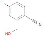 Benzonitrile, 4-fluoro-2-(hydroxymethyl)-