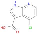 1H-Pyrrolo[2,3-b]pyridine-3-carboxylic acid, 4-chloro-