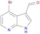 1H-Pyrrolo[2,3-b]pyridine-3-carboxaldehyde, 4-bromo-