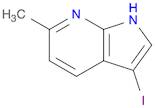 1H-Pyrrolo[2,3-b]pyridine, 3-iodo-6-methyl-