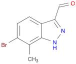 1H-Indazole-3-carboxaldehyde, 6-bromo-7-methyl-