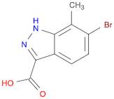 1H-Indazole-3-carboxylic acid, 6-bromo-7-methyl-