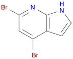 1H-Pyrrolo[2,3-b]pyridine, 4,6-dibromo-