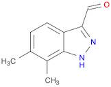 1H-Indazole-3-carboxaldehyde, 6,7-dimethyl-