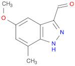 1H-Indazole-3-carboxaldehyde, 5-methoxy-7-methyl-