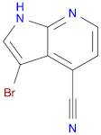 1H-Pyrrolo[2,3-b]pyridine-4-carbonitrile, 3-bromo-