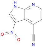 1H-Pyrrolo[2,3-b]pyridine-4-carbonitrile, 3-nitro-