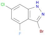 1H-Indazole, 3-bromo-6-chloro-4-fluoro-