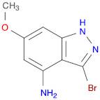 1H-Indazol-4-amine, 3-bromo-6-methoxy-