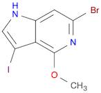 1H-Pyrrolo[3,2-c]pyridine, 6-bromo-3-iodo-4-methoxy-