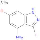1H-Indazol-4-amine, 3-iodo-6-methoxy-