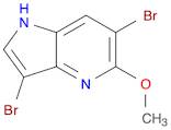 1H-Pyrrolo[3,2-b]pyridine, 3,6-dibromo-5-methoxy-