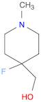 4-Piperidinemethanol, 4-fluoro-1-methyl-