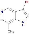 1H-Pyrrolo[3,2-c]pyridine, 3-bromo-7-methyl-