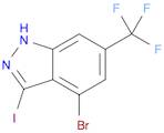 1H-Indazole, 4-bromo-3-iodo-6-(trifluoromethyl)-
