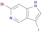 1H-Pyrrolo[3,2-c]pyridine, 6-bromo-3-iodo-