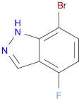 1H-Indazole, 7-broMo-4-fluoro-