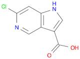 1H-Pyrrolo[3,2-c]pyridine-3-carboxylic acid, 6-chloro-