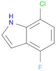 1H-Indole, 7-chloro-4-fluoro-