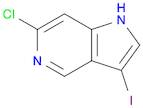 1H-Pyrrolo[3,2-c]pyridine, 6-chloro-3-iodo-