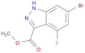 1H-Indazole-3-carboxylic acid, 6-bromo-4-fluoro-, methyl ester