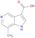 1H-Pyrrolo[3,2-c]pyridine-3-carboxylic acid, 7-methyl-