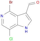 1H-Pyrrolo[3,2-c]pyridine-3-carboxaldehyde, 4-bromo-7-chloro-