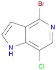1H-Pyrrolo[3,2-c]pyridine, 4-broMo-7-chloro-