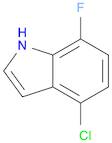 1H-Indole, 4-chloro-7-fluoro-