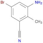 Benzonitrile, 3-amino-5-bromo-2-methyl-