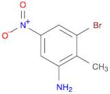 Benzenamine, 3-bromo-2-methyl-5-nitro-