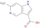 1H-Pyrrolo[3,2-c]pyridine-3-carboxylic acid, 6-methyl-
