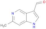 1H-Pyrrolo[3,2-c]pyridine-3-carboxaldehyde, 6-methyl-