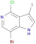 1H-Pyrrolo[3,2-c]pyridine, 7-bromo-4-chloro-3-iodo-