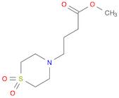 4-Thiomorpholinebutanoic acid, methyl ester, 1,1-dioxide